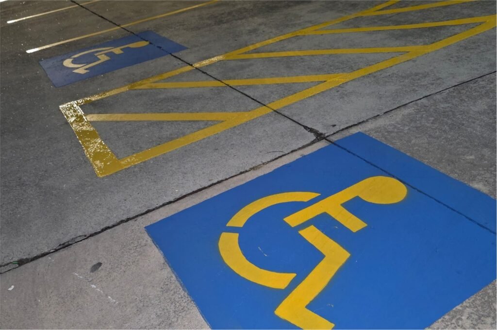 Parking lot after